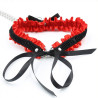 KinkHarness Kit Collier Menottes Romance Noir Rouge